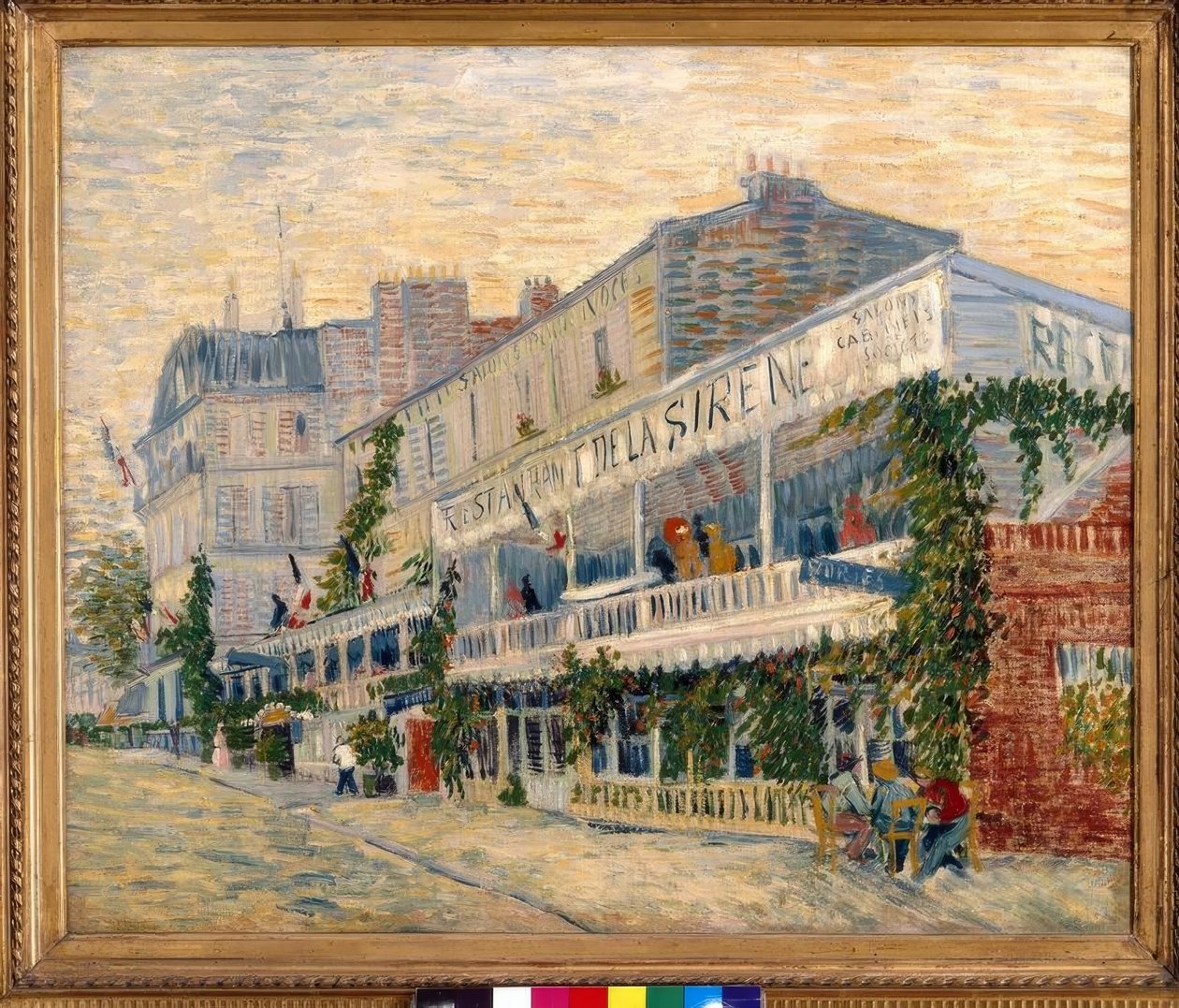 Das Restaurant de la Sirène i Asnières af Vincent van Gogh