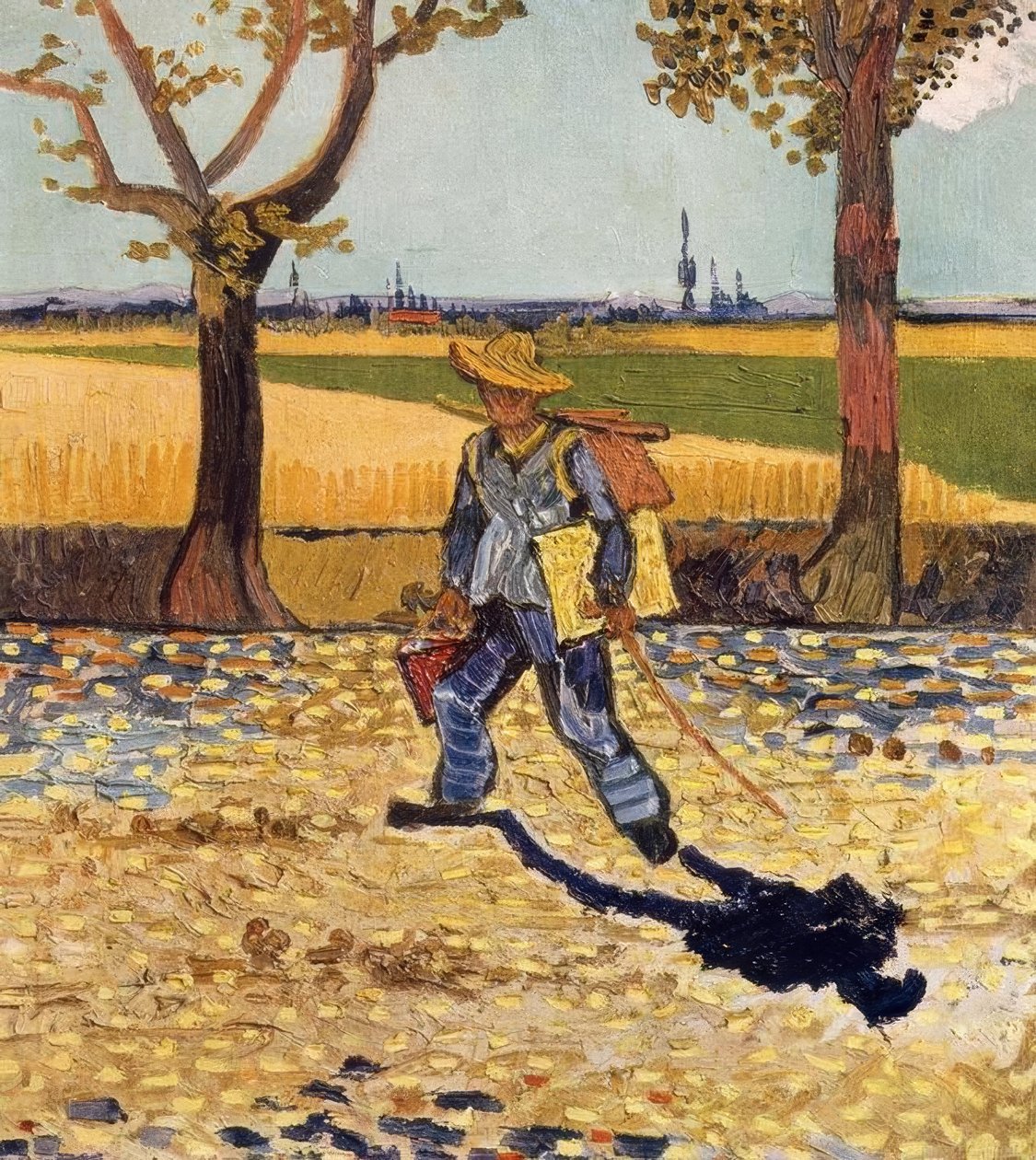Maleren på vej til arbejde af Vincent van Gogh