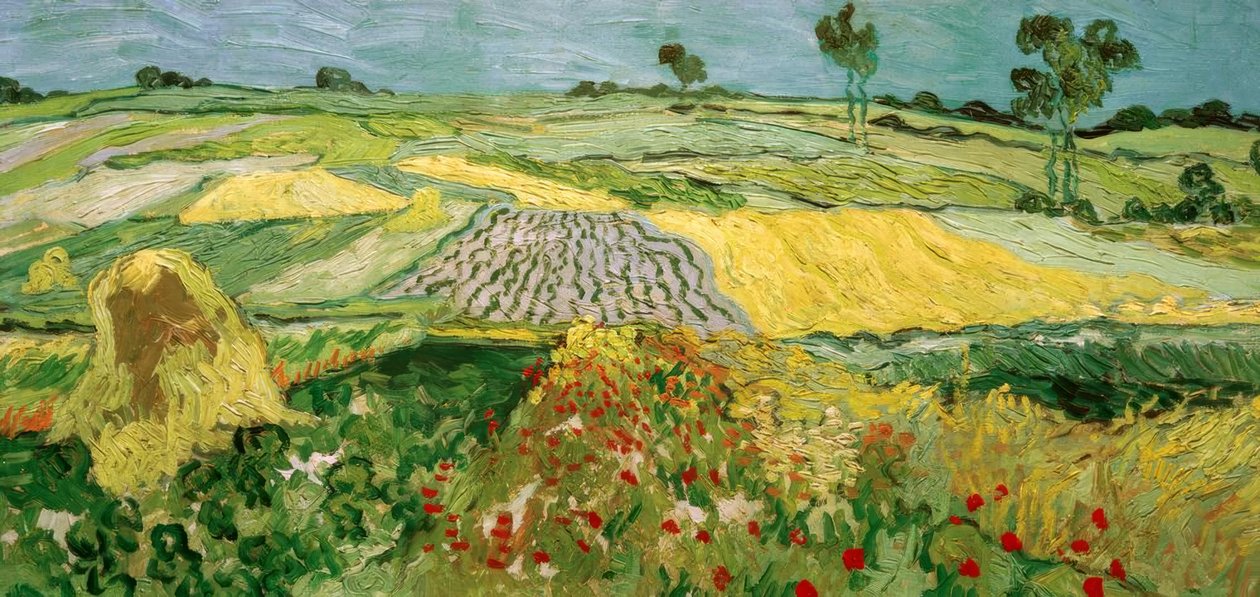 Auvers-sletten af Vincent van Gogh