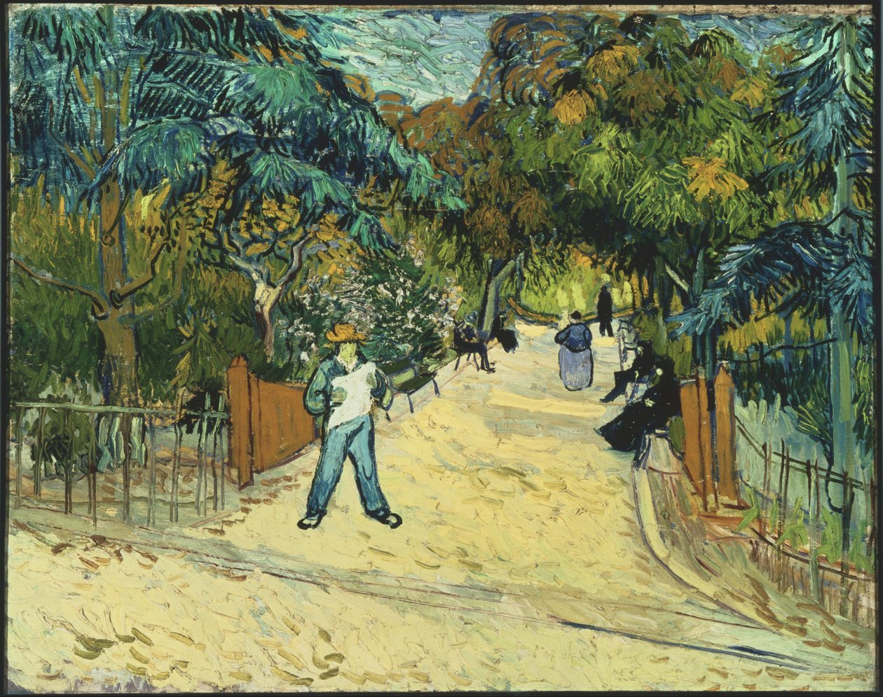 Indgangen til de offentlige haver i Arle af Vincent van Gogh