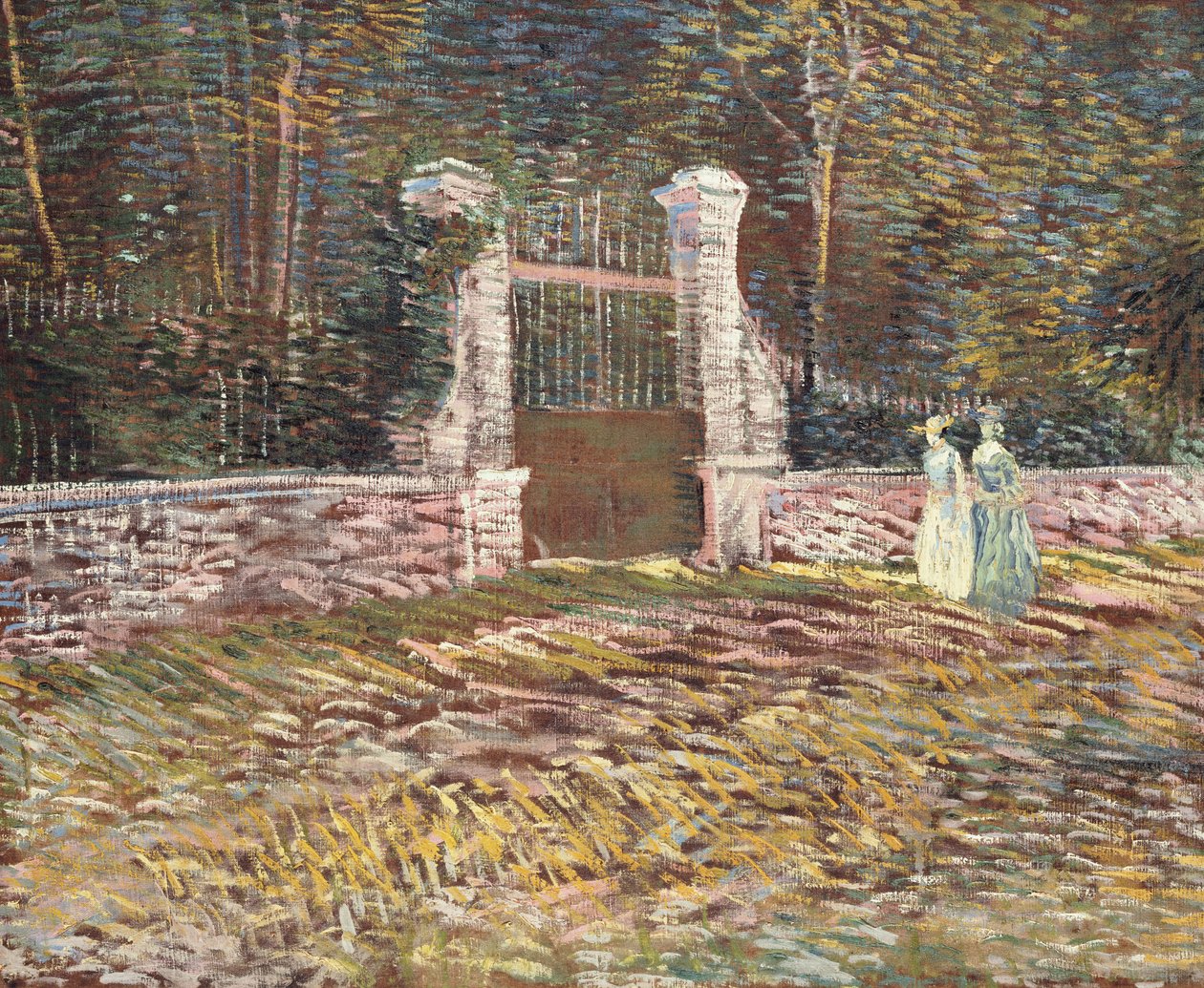 Indgang til Voyer-d"Argenson Park i Asnières, 1887 af Vincent van Gogh