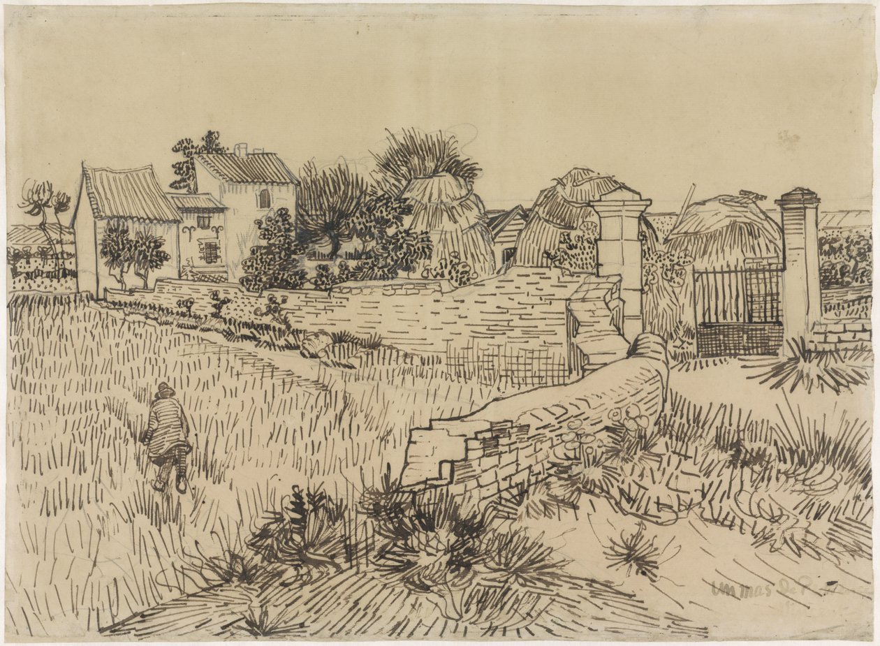 Gård i Provence af Vincent van Gogh