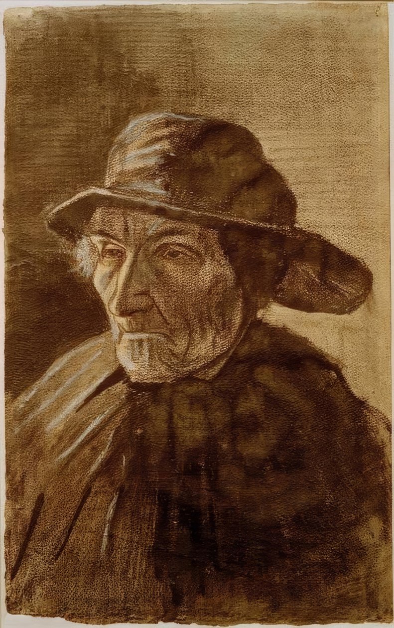 Fischer med sydvest af Vincent van Gogh