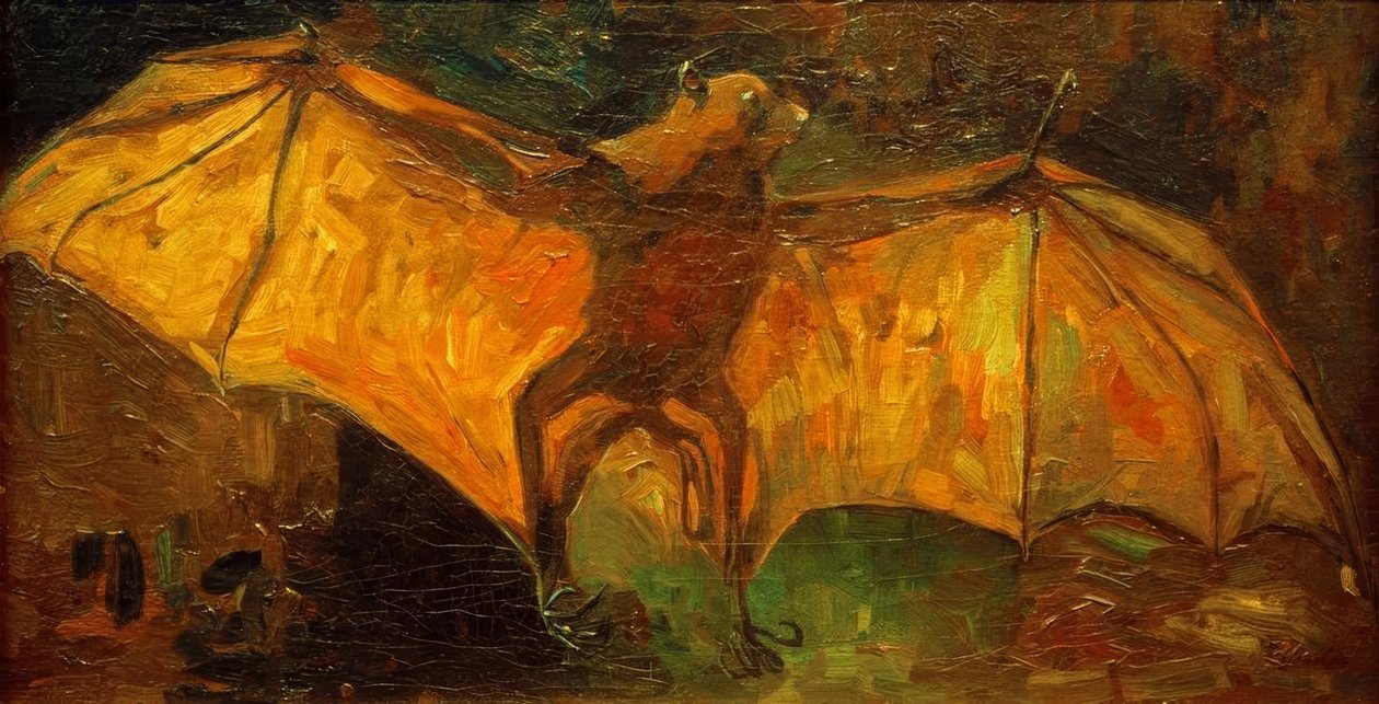 Flyvende hund (Kalong) af Vincent van Gogh