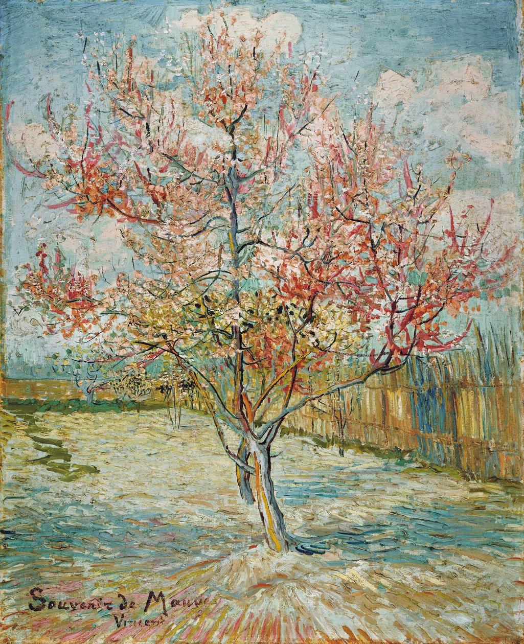 Blomstrende ferskentræ af Vincent van Gogh