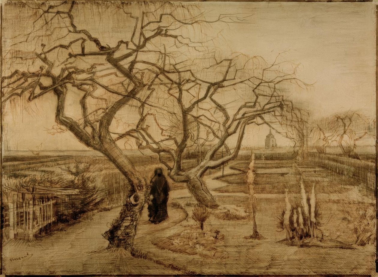 Have om vinteren af Vincent van Gogh