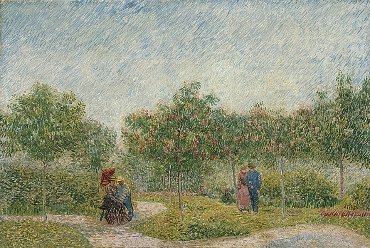 Have med par: Square Saint-Pierre. 1887 af Vincent van Gogh