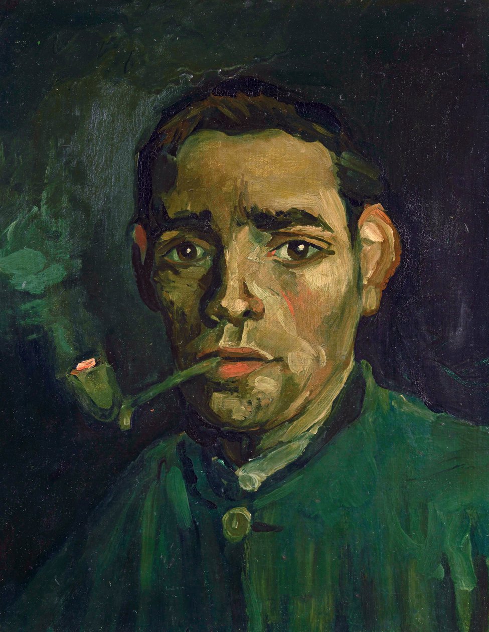 Hoved af en mand, 1884-5 af Vincent van Gogh