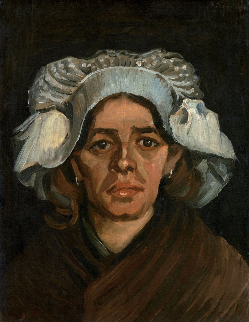 Hoved af en kvinde, 1885 af Vincent van Gogh