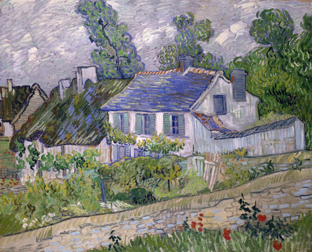 Huse i Auvers / Huse i Auvers af Vincent van Gogh