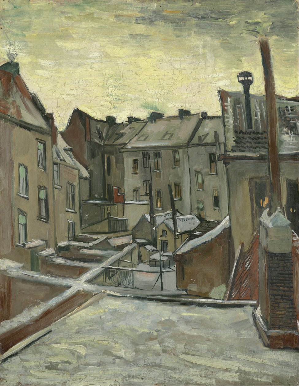 Huse set bagfra af Vincent van Gogh