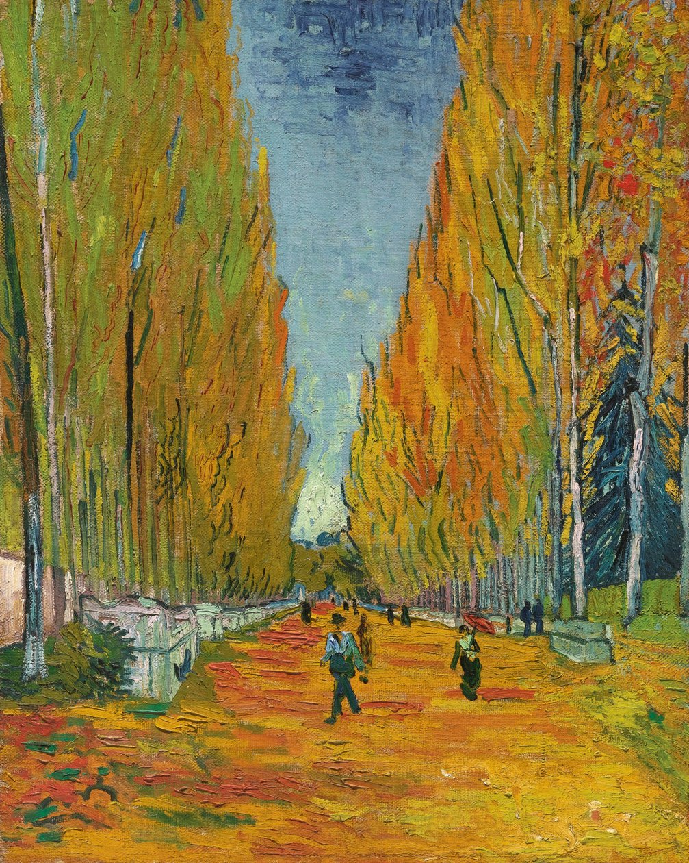 ""The Alley of Alyscamps"" Maleri af Vincent Van Gogh (1853-1890) af Vincent van Gogh