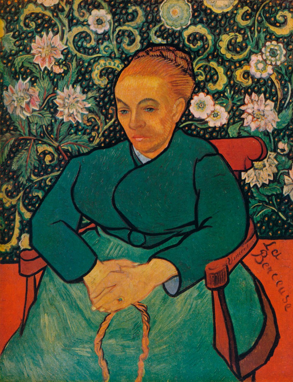 Vuggeviseportrættet af Madame Roulin, 1889 af Vincent van Gogh
