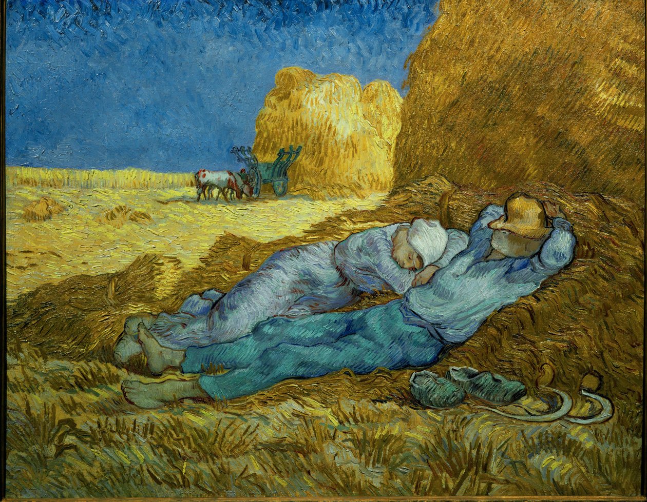 La meridienne eller la sieste af Vincent van Gogh