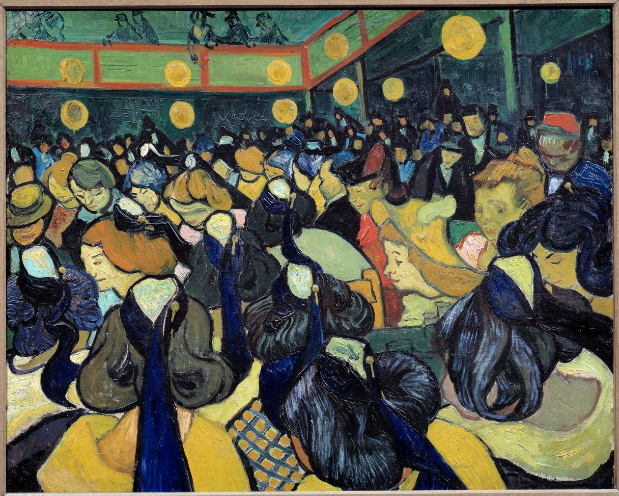 La salle de danse a Arles-maleri af Vincent Van Gogh (1853-1890) 1888 Søn. 0,65x0,81 m Paris, musee d