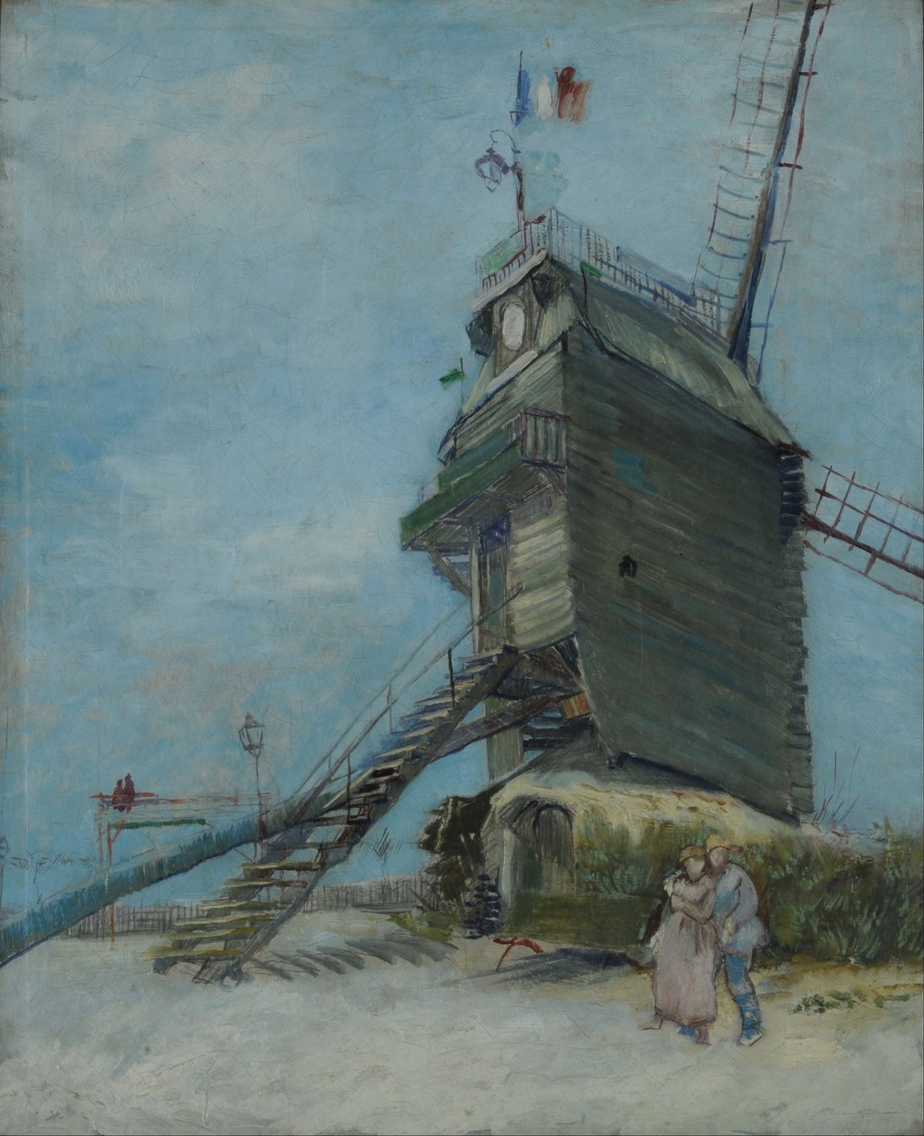 Moulin de la Galette, Montmartre, Paris, ca. 1886-87 (olie på lærred) af Vincent van Gogh