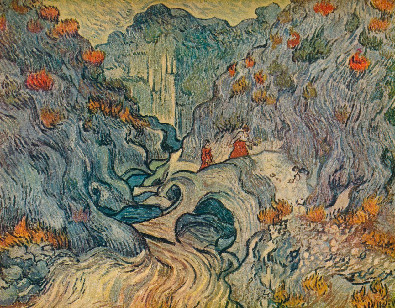Kløften, 1889 af Vincent van Gogh