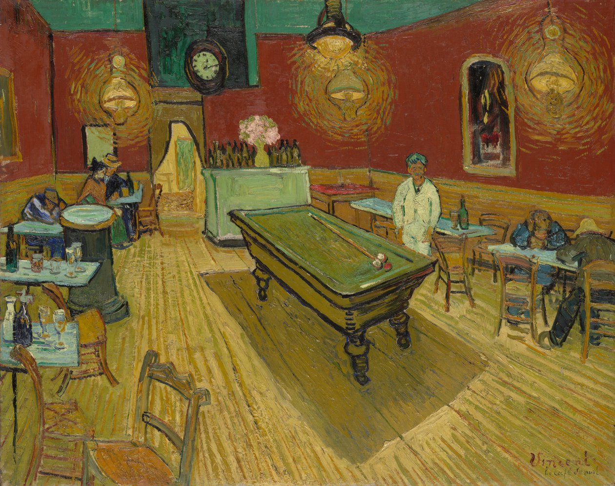 Kaffen? om natten (Natcaféen?) af Vincent van Gogh