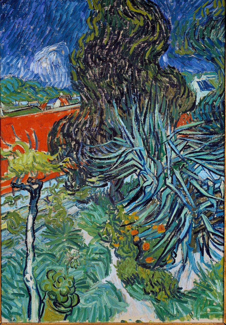 Doktor Gachets have i Auvers sur Oise (Auvers-sur-Oise) Maleri af Vincent van Gogh (1853-1890) 1890 Søn. 0,73x0,52 m Paris, Orsay Museum af Vincent van Gogh