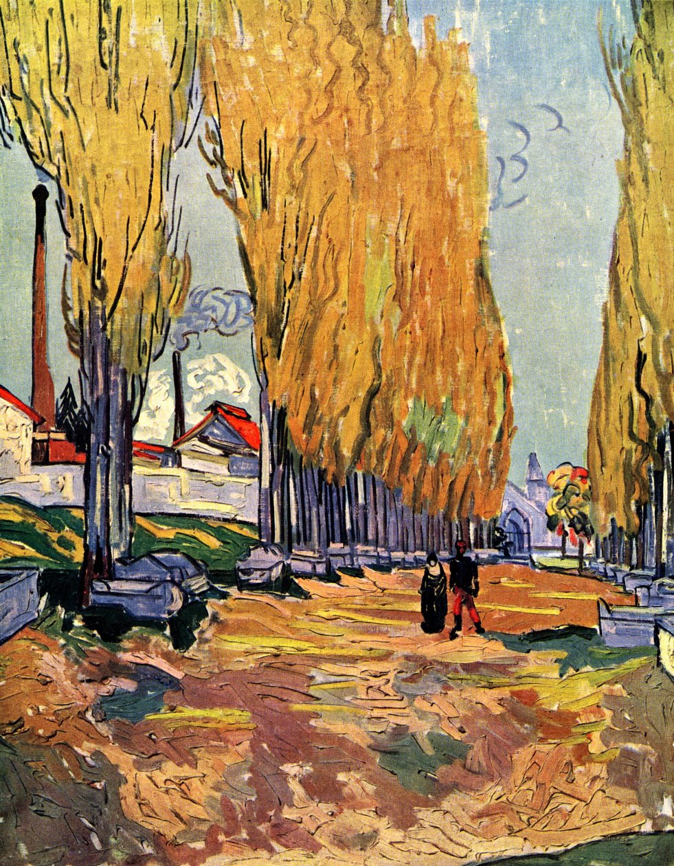 Les Alyscamps af Vincent van Gogh