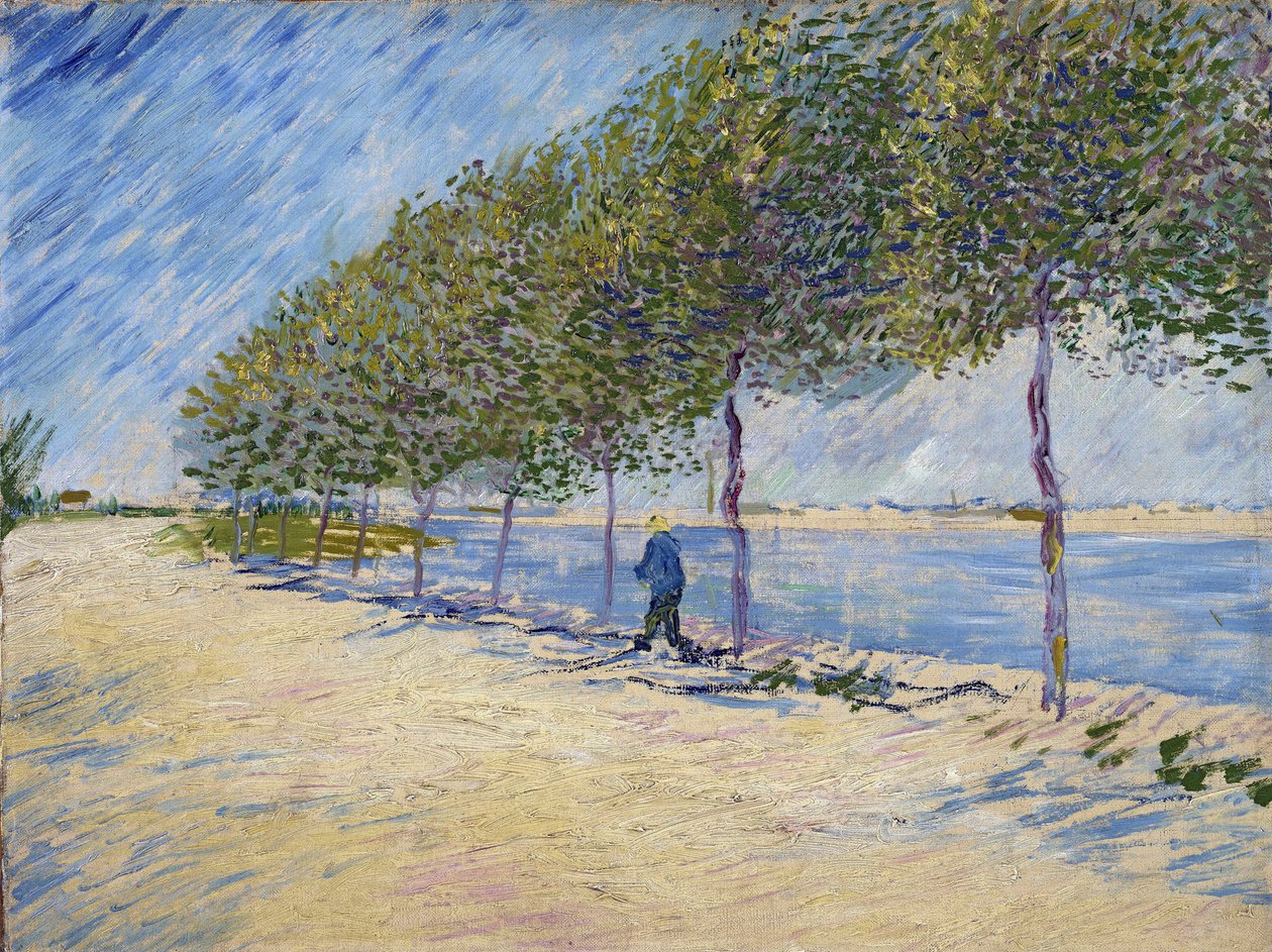 ""Seines bredder, Paris"" Maleri af Vincent van Gogh (1853-1890) 1887 Amsterdam, Van gogh museum af Vincent van Gogh
