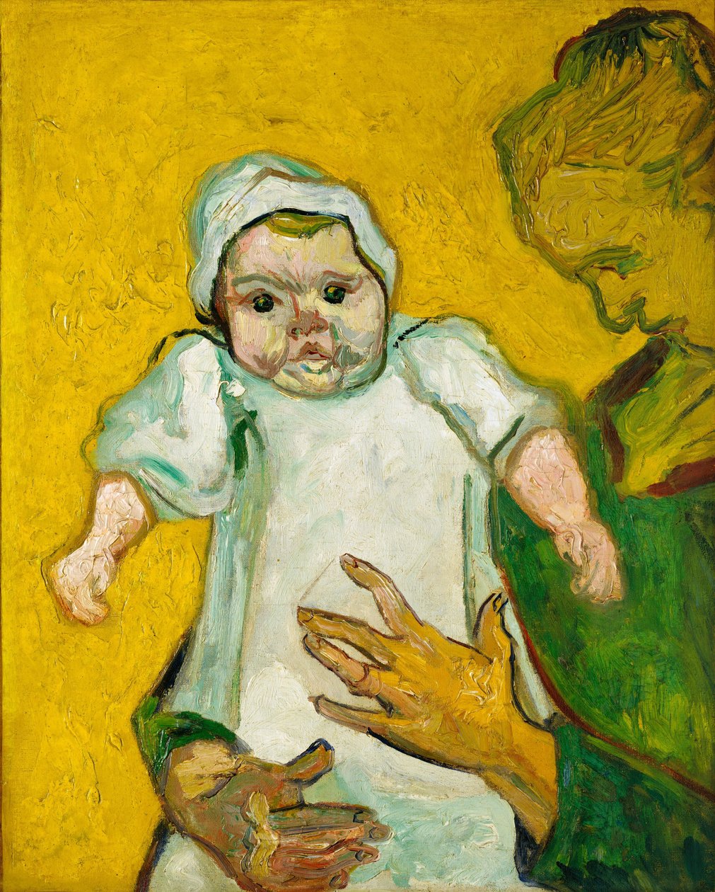 Madame Roulin og hendes baby, november 1888 af Vincent van Gogh