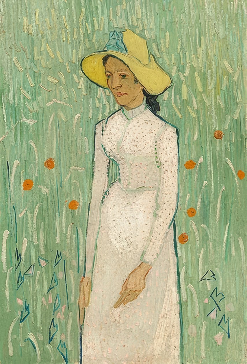 Pige i hvidt. 1890 af Vincent van Gogh
