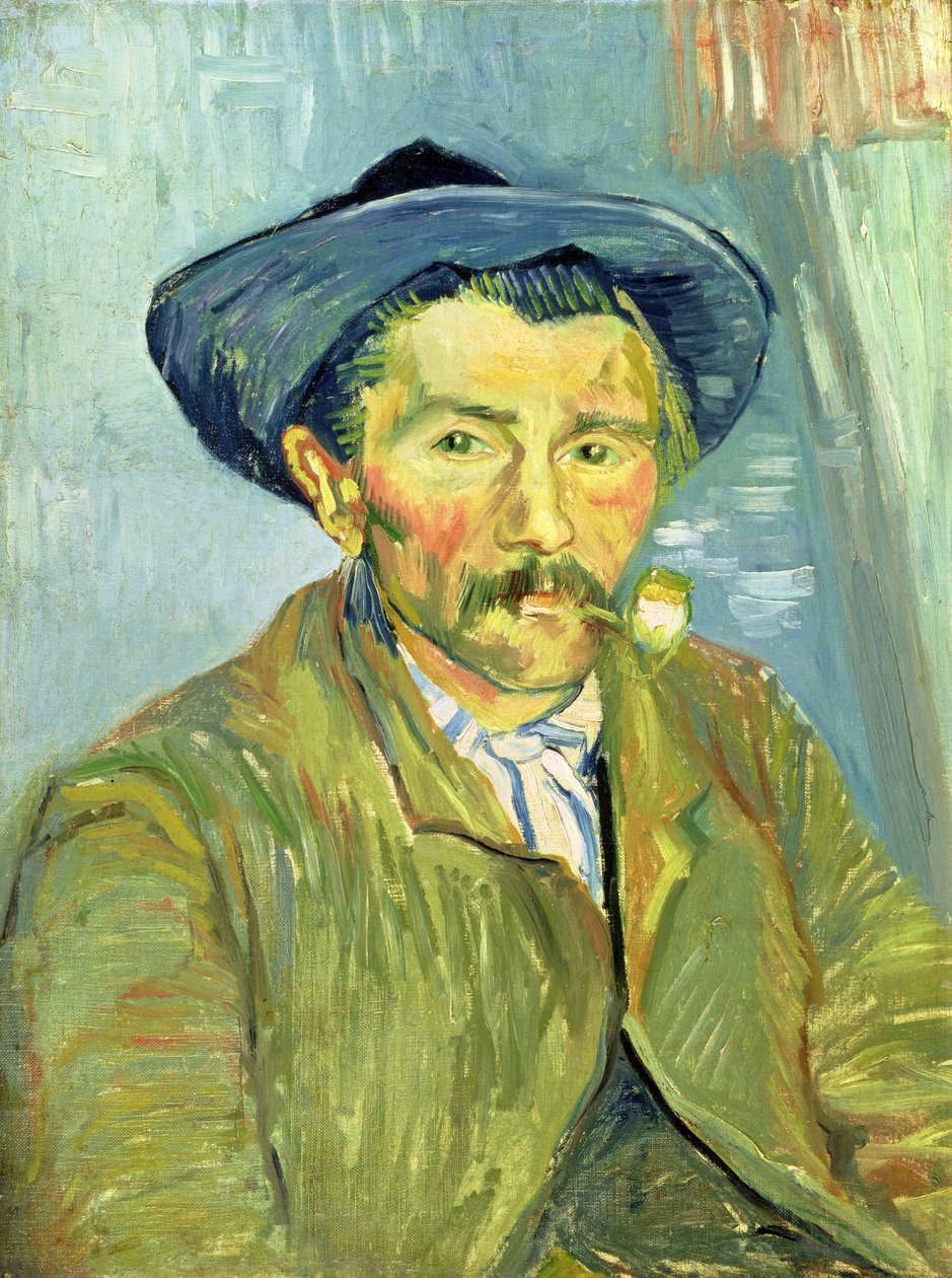 Mand ryger af Vincent van Gogh