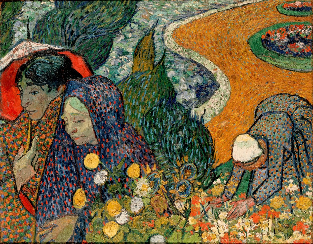 Minde om haven ved Etten (Ladies of Arles af Vincent van Gogh