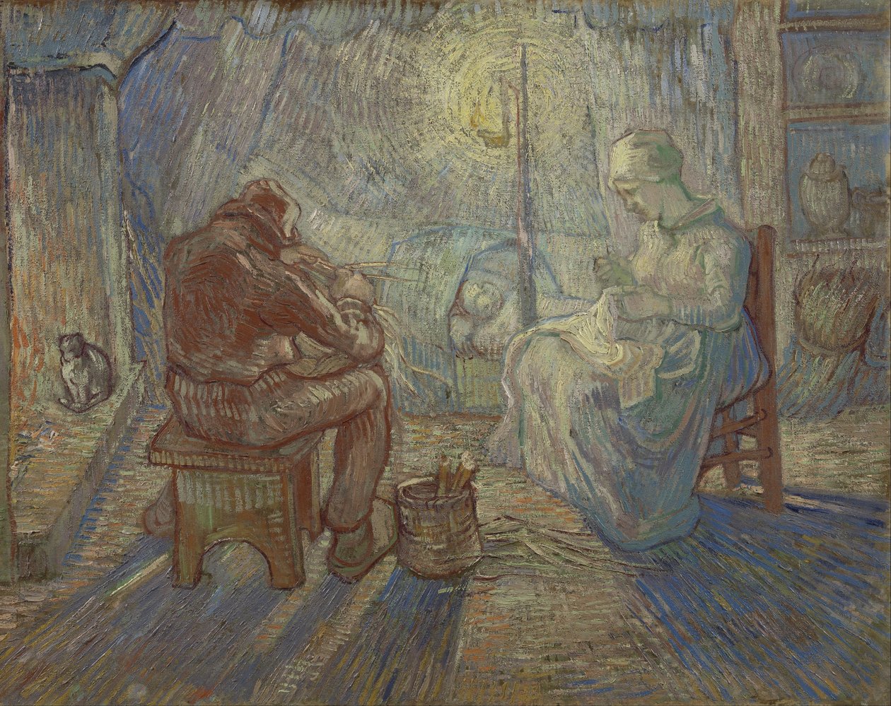 Nat (efter Millet) af Vincent van Gogh