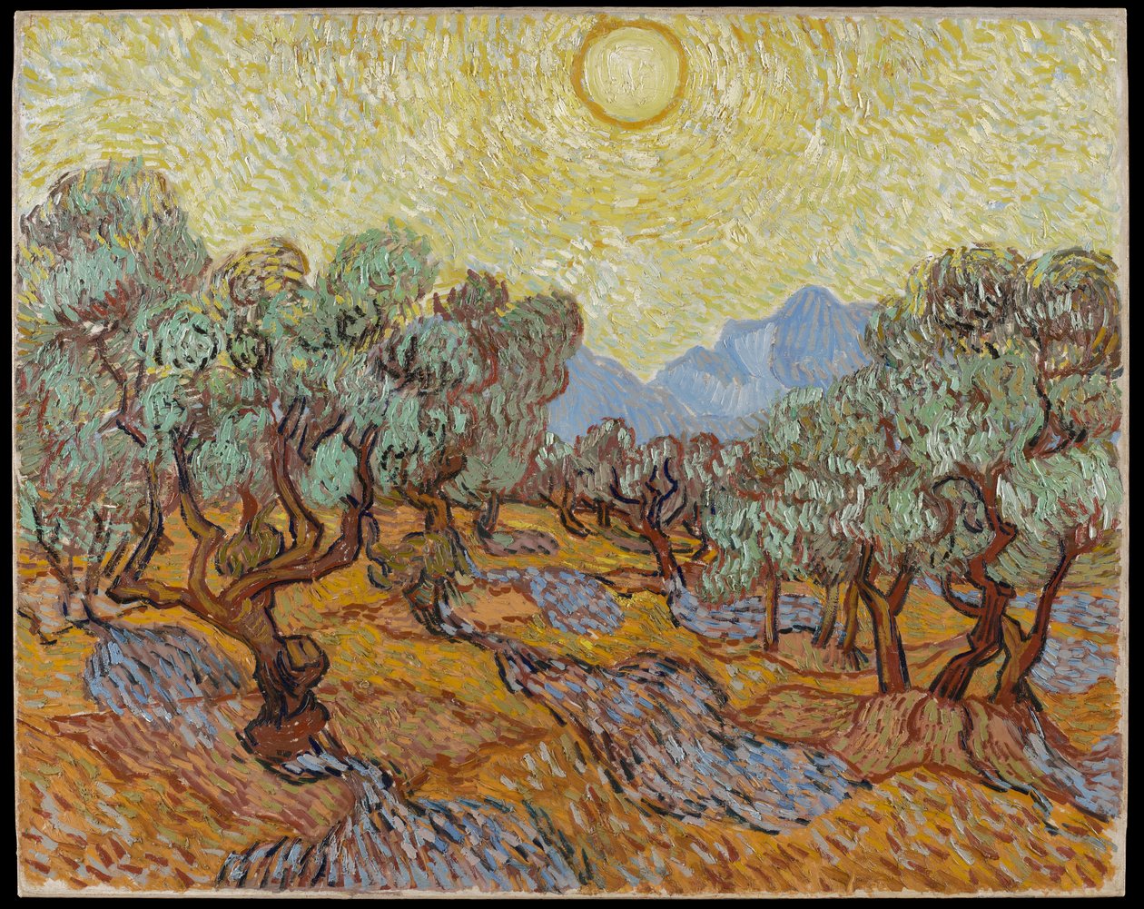 Oliventræer af Vincent van Gogh