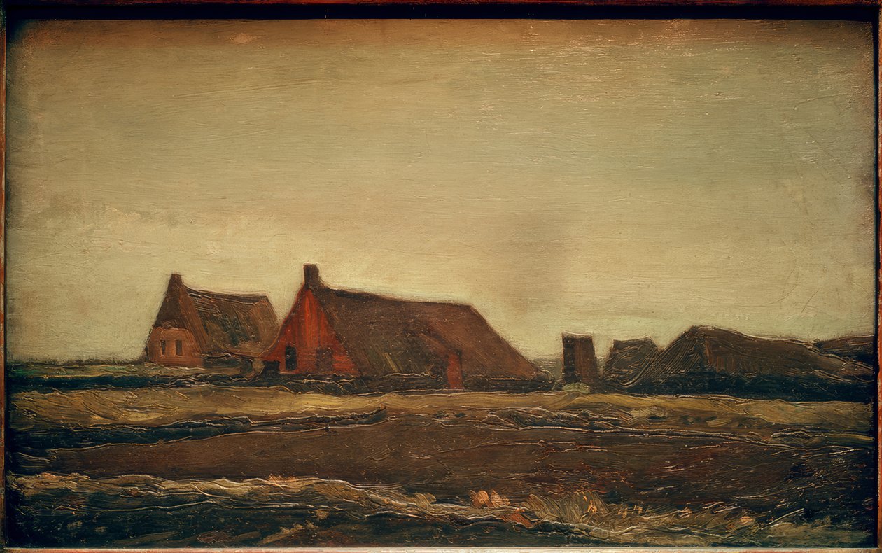 Plaggen hytter af Vincent van Gogh