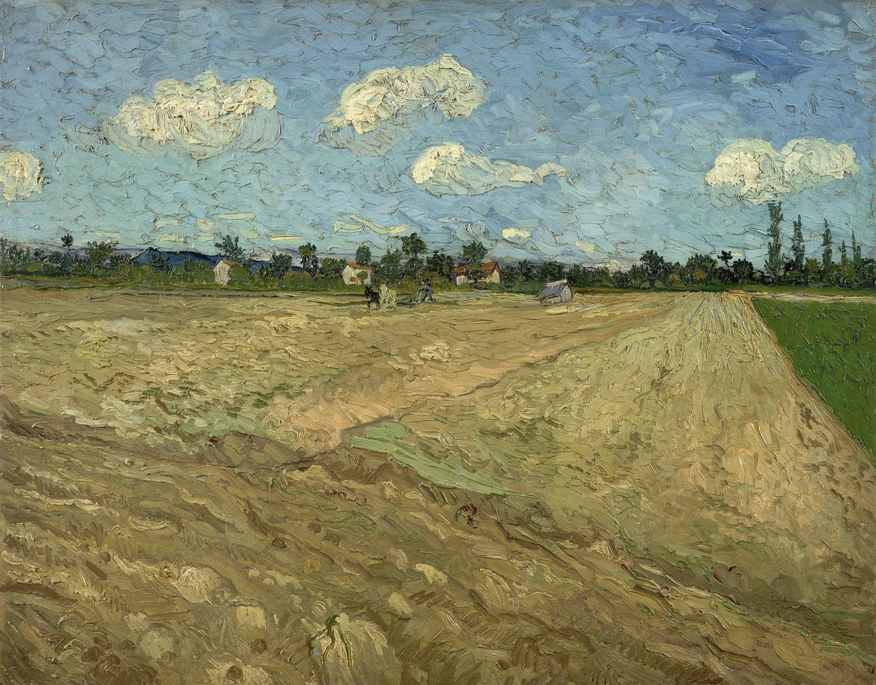Pløjede marker (»Furerne«) af Vincent van Gogh