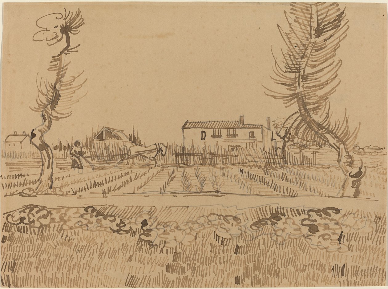 Plovmand i markerne nær Arles, 1888. af Vincent van Gogh