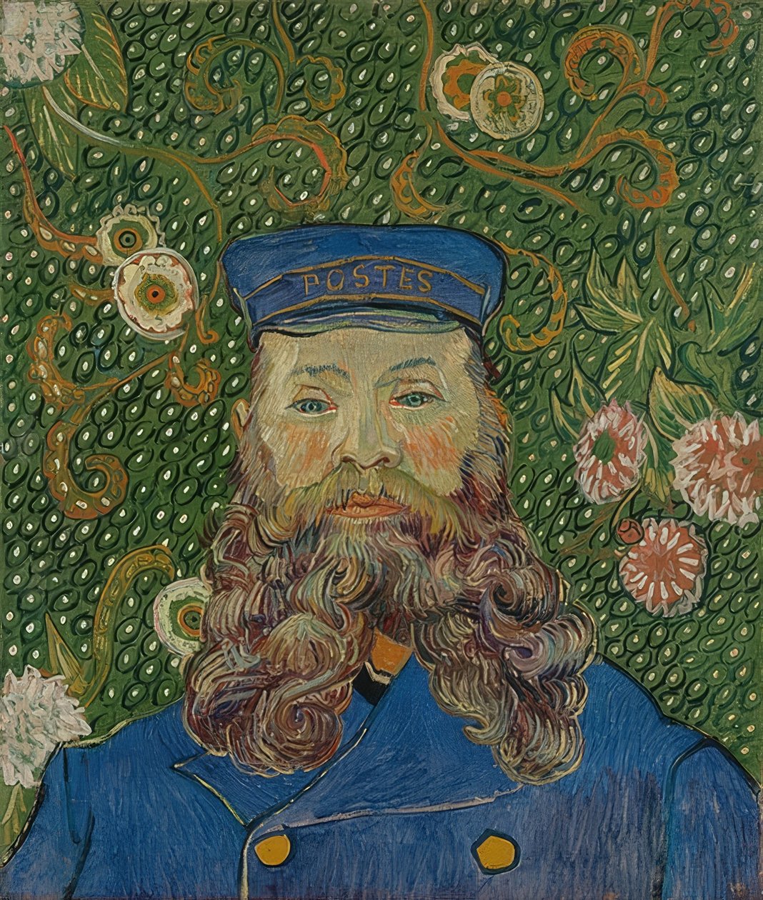 Portræt af Joseph Roulin. 1889 af Vincent van Gogh