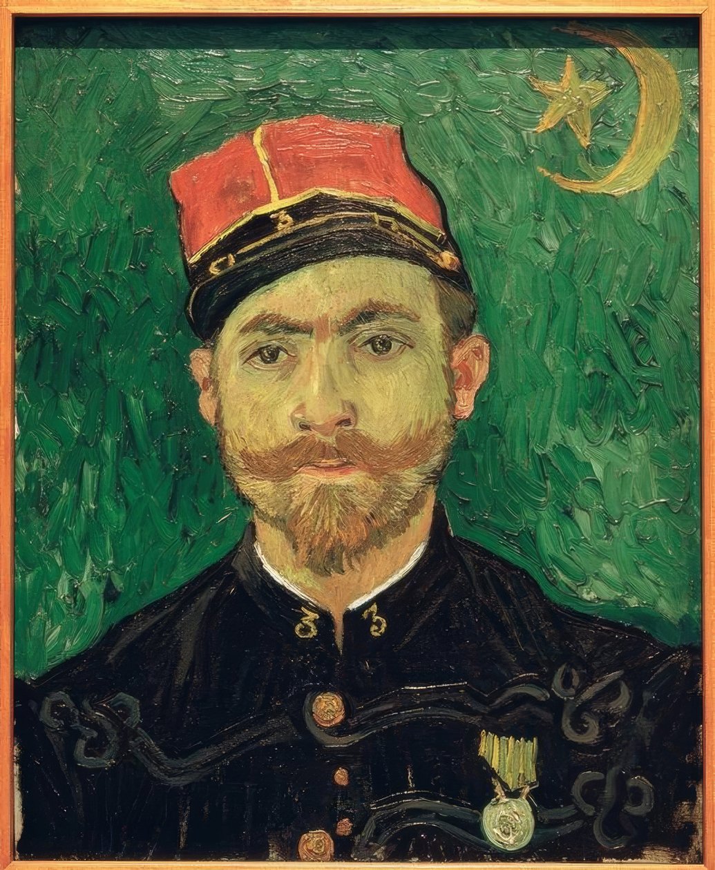 Portræt af Milliet af Vincent van Gogh