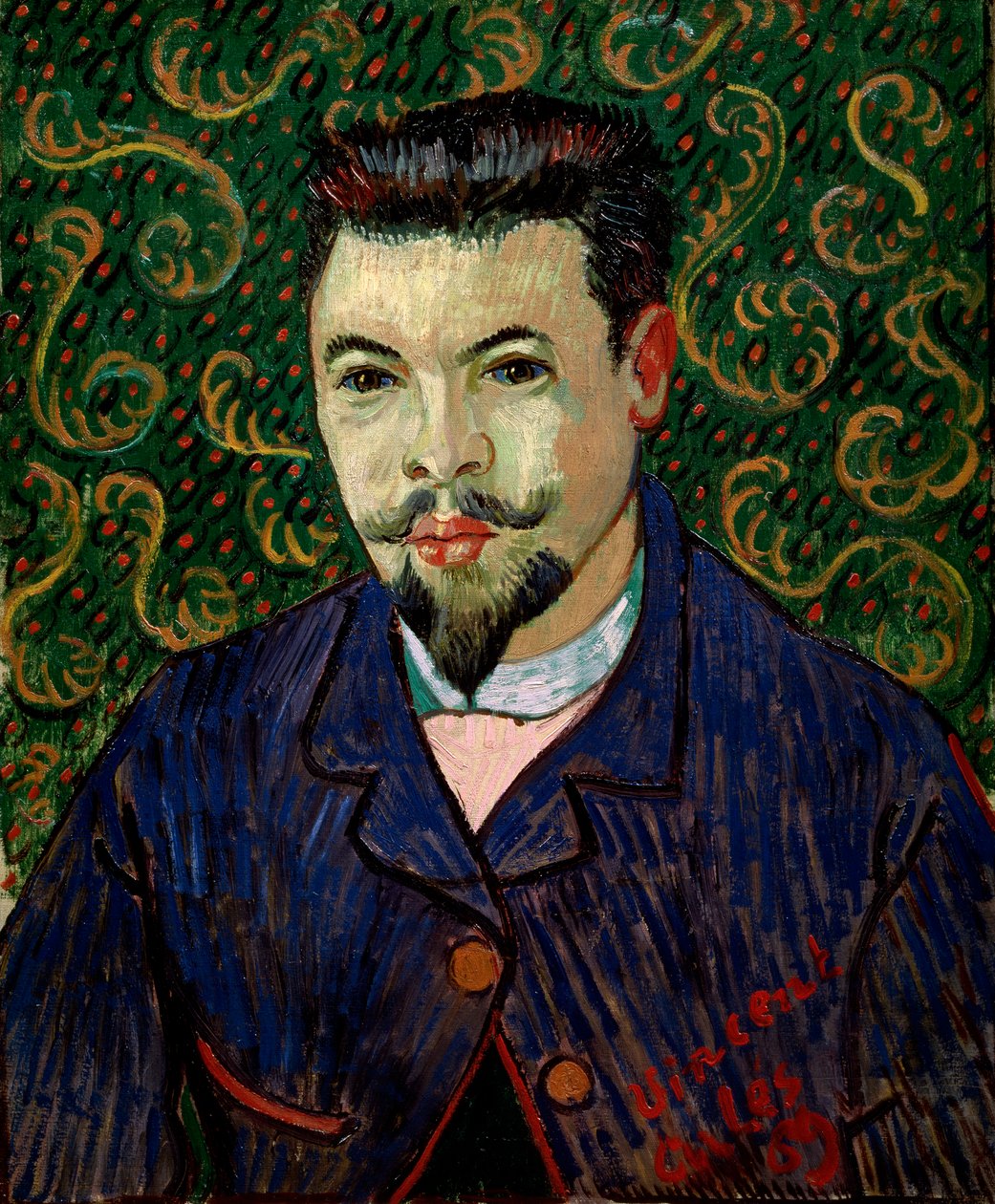 Portræt af doktor Felix Rey, 1889. af Vincent van Gogh
