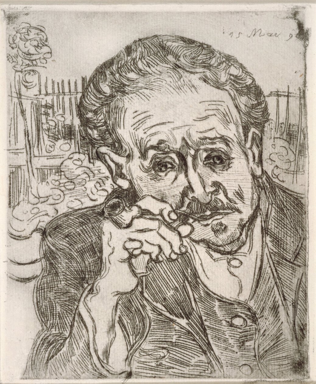 Portræt af dr. Gachet (Auvers-sur-Oise) af Vincent van Gogh