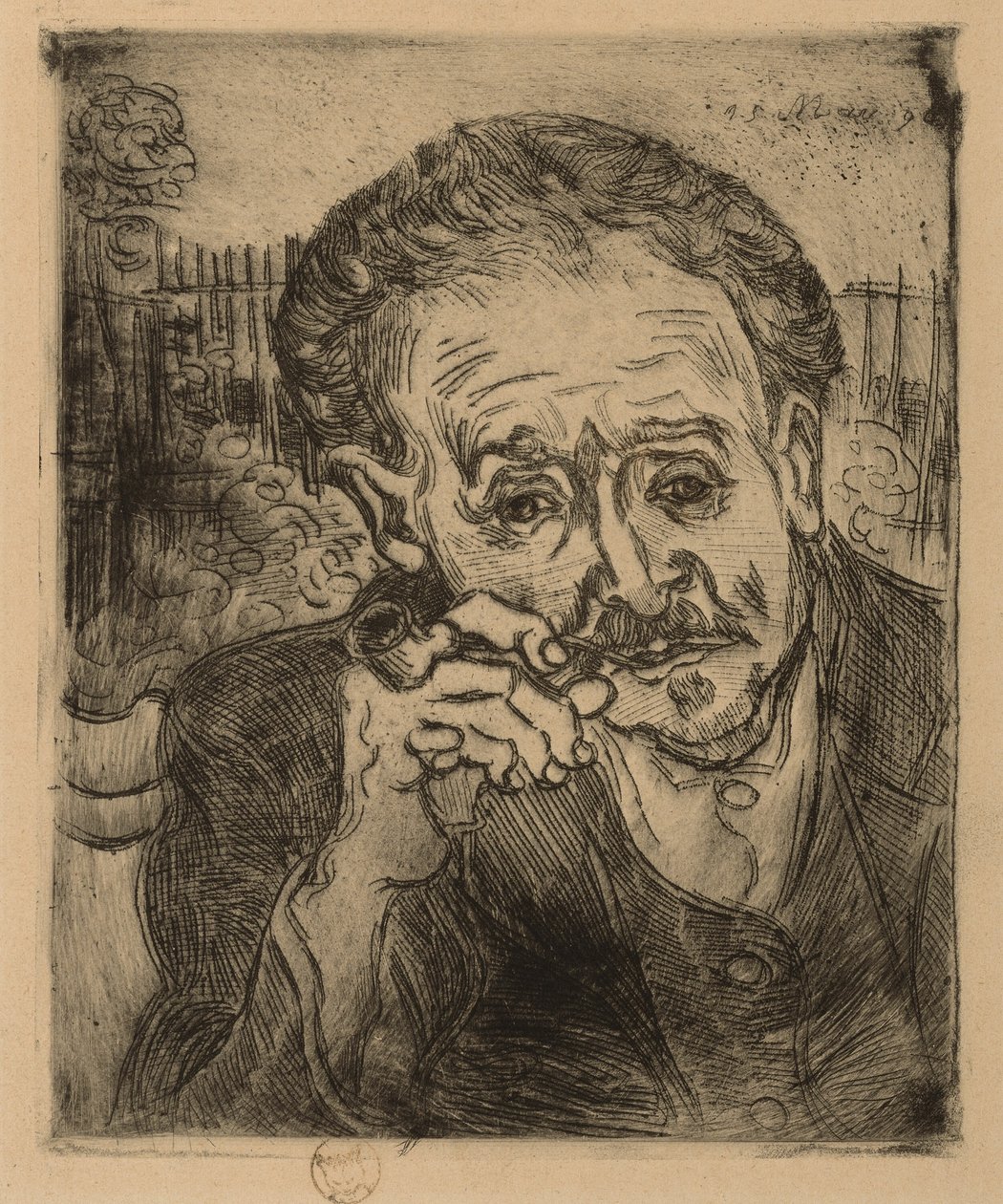 Portræt af Dr. Gachet af Vincent van Gogh
