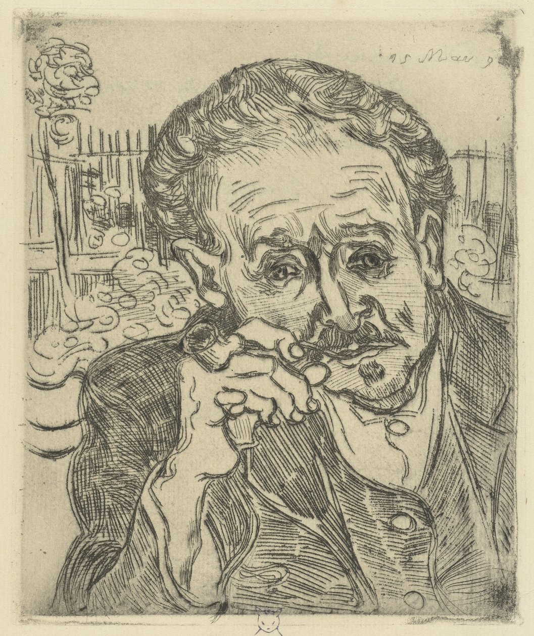 Portræt af Dr. Gachet af Vincent van Gogh