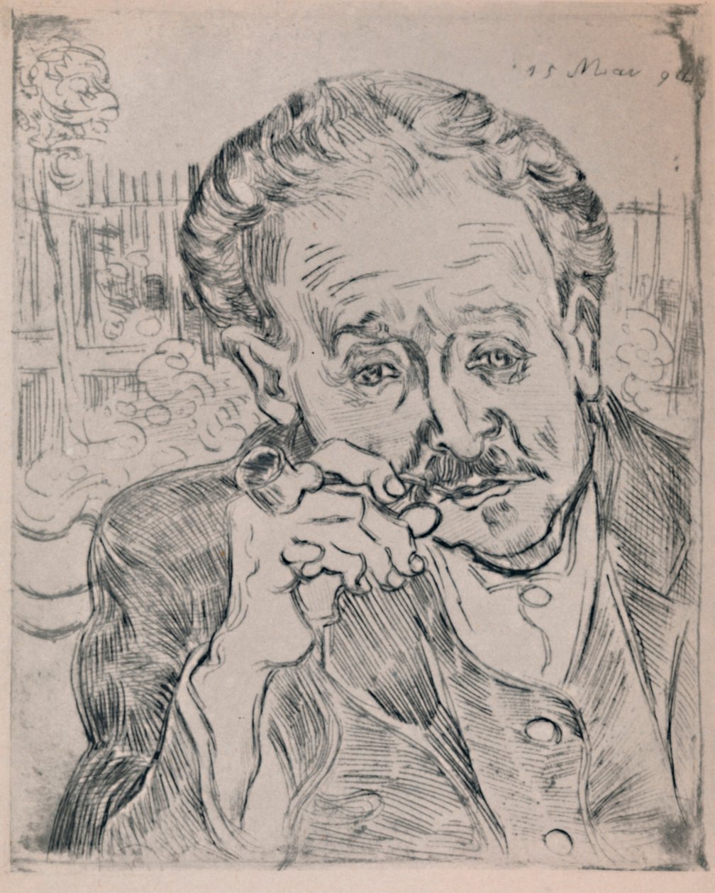 Portræt af Dr. Gachet, ca. 1890, 1946 af Vincent van Gogh