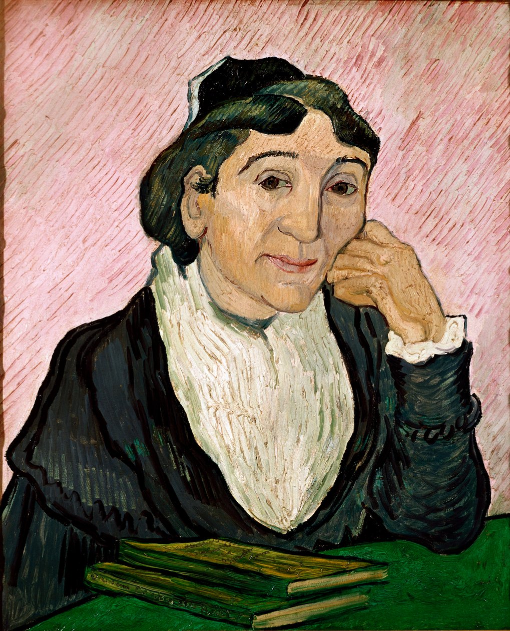 Portræt af Madame Ginoux eller Arlesienne af Vincent van Gogh