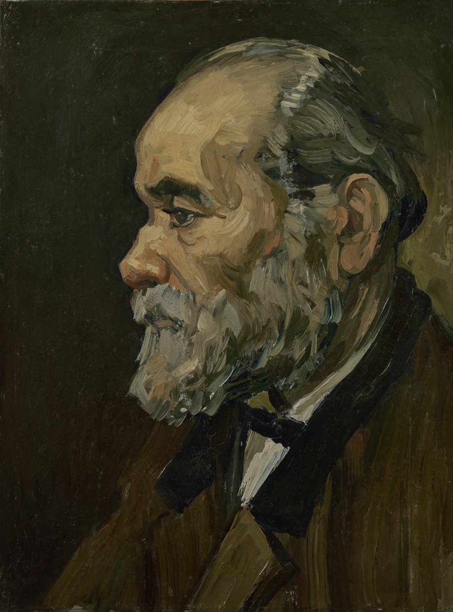 Portræt af en gammel mand af Vincent van Gogh