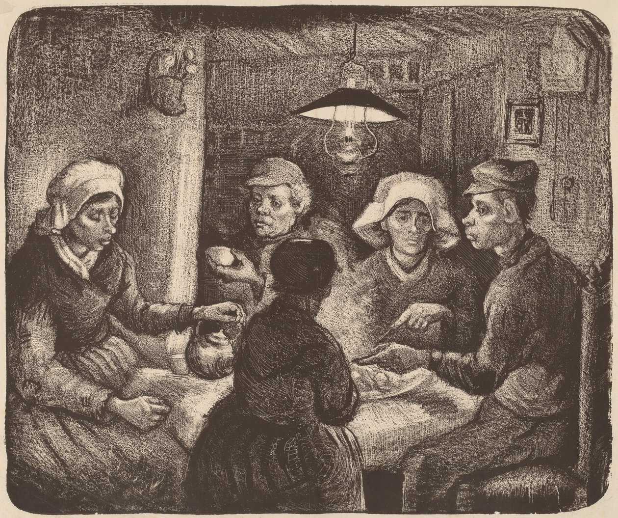 Kartoffelspisere af Vincent van Gogh