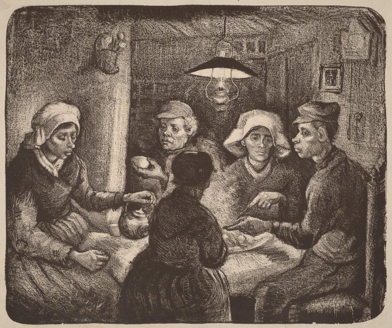 Kartoffelspisere af Vincent van Gogh