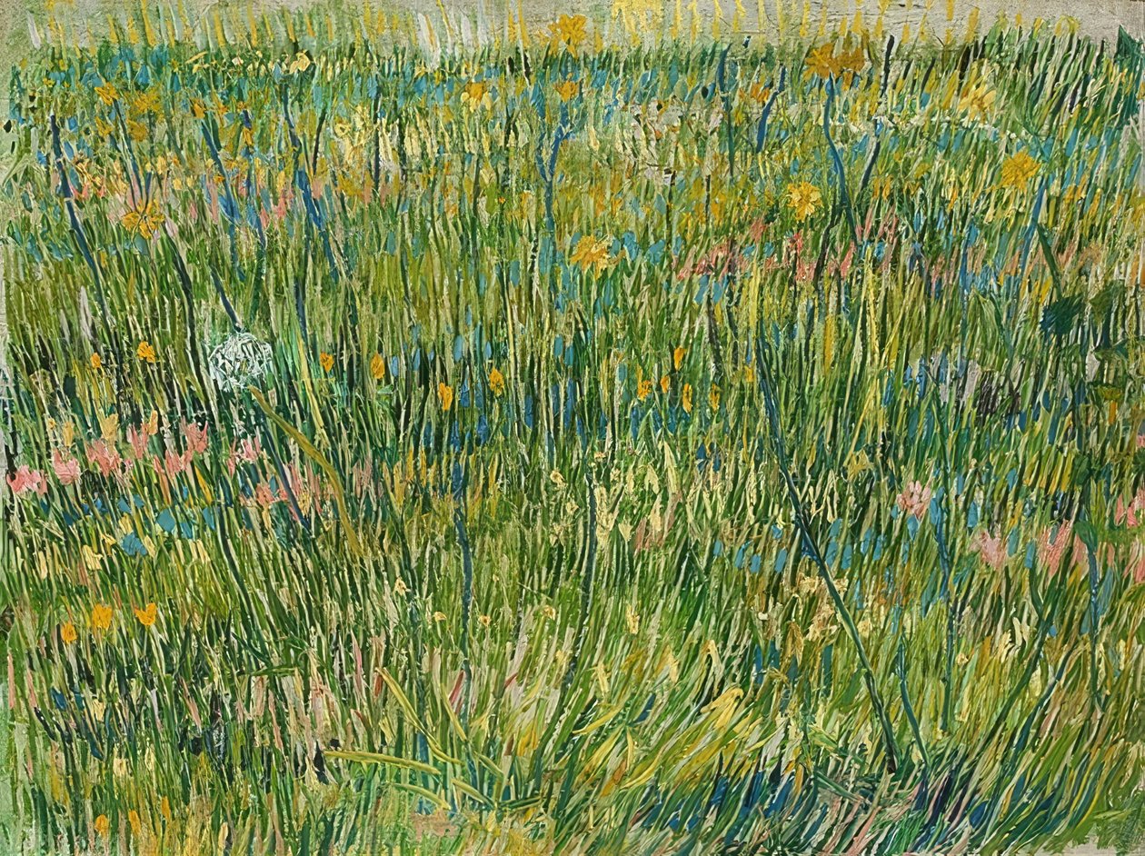 Stykke græsplæne. 1887 af Vincent van Gogh