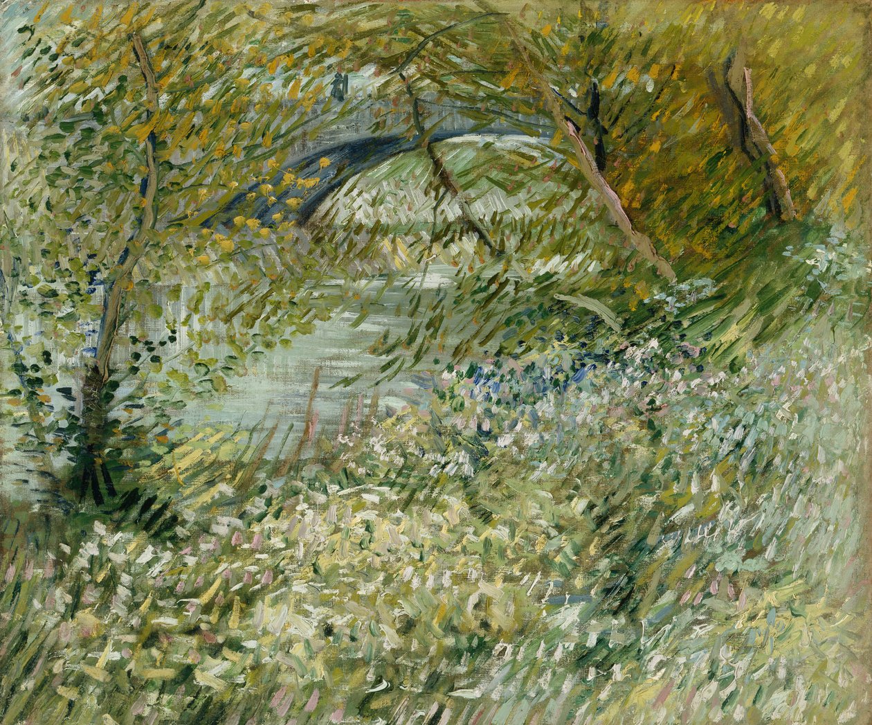 River Bank i foråret af Vincent van Gogh