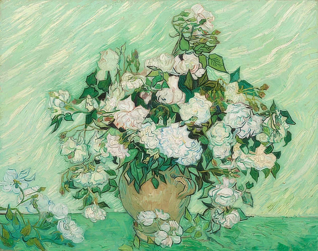 Rosen. 1890 af Vincent van Gogh