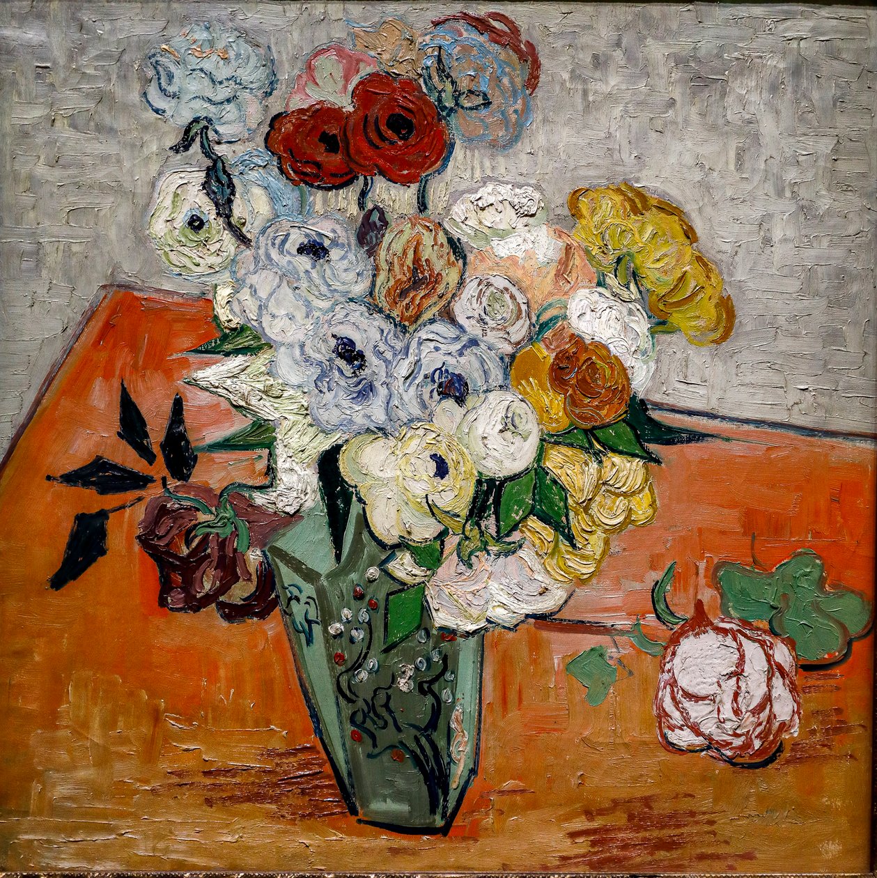 Roser og vindblomster af Vincent van Gogh