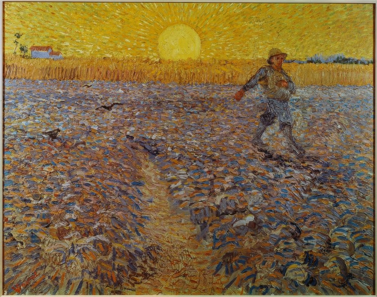 Sås ved solnedgang af Vincent van Gogh